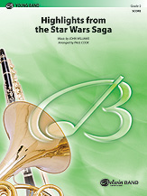 Highlights from the Star Wars Saga band score cover Thumbnail